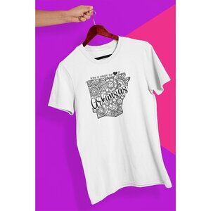 Arkansas Mandala Crew Neck T-Shirt